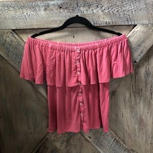 American Eagle off the shoulder top